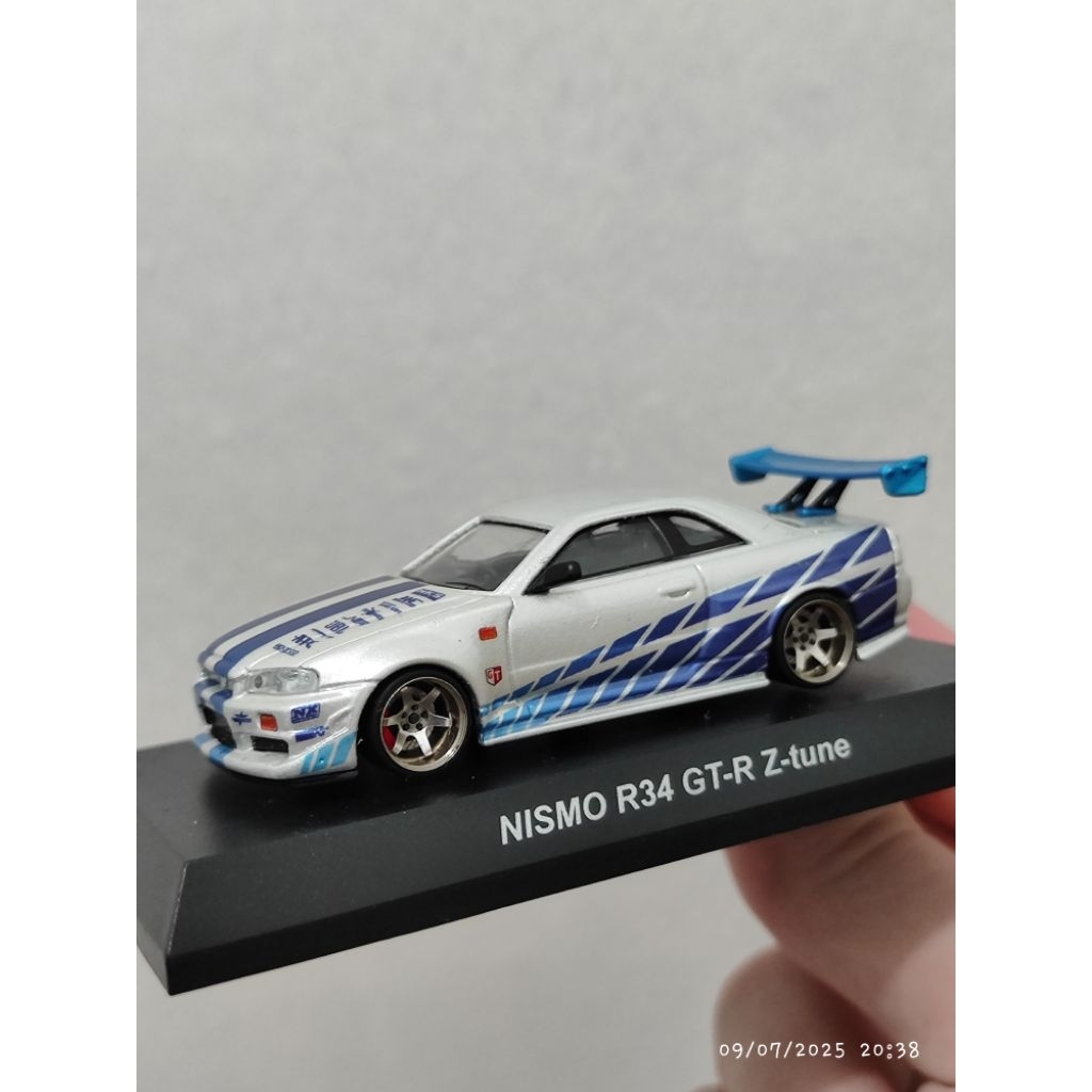 Nissan R34 Z-Tune brand kyosho custom Fast Furious 1:64