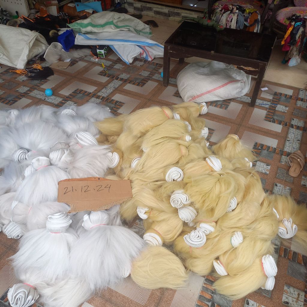 RAMBUT SINTETIS UKURAN 30CM PERKILO