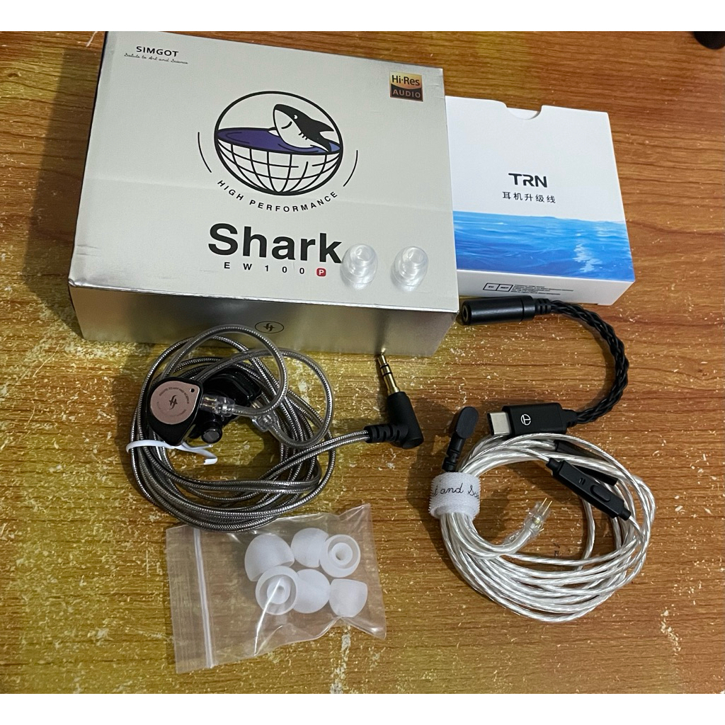 SIMGOT EW100P + DSP+ Fiio HS20+TRN TE