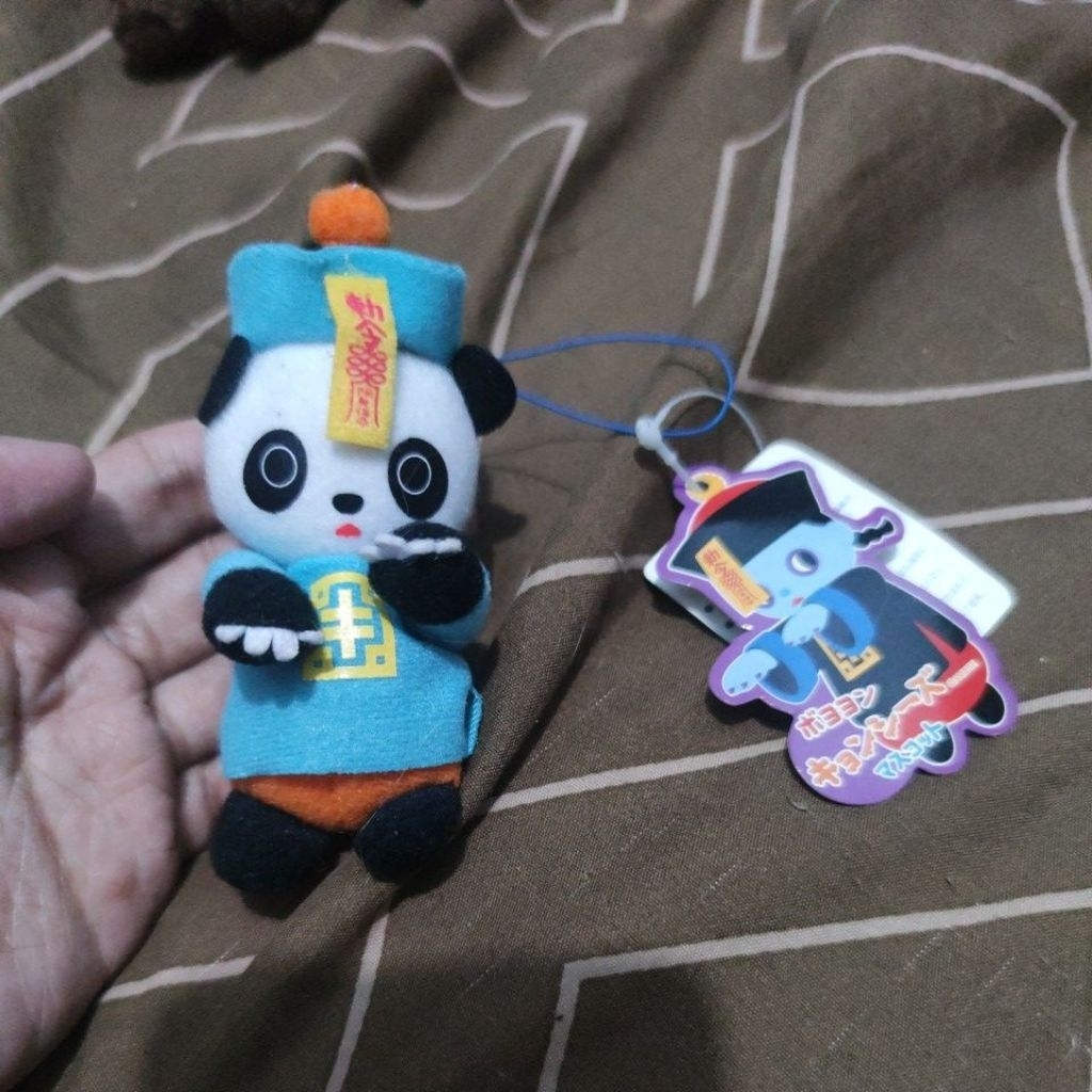 Boneka Panda Vampir Kecil Tag Original Amuse Cantik Lucu Gantungan