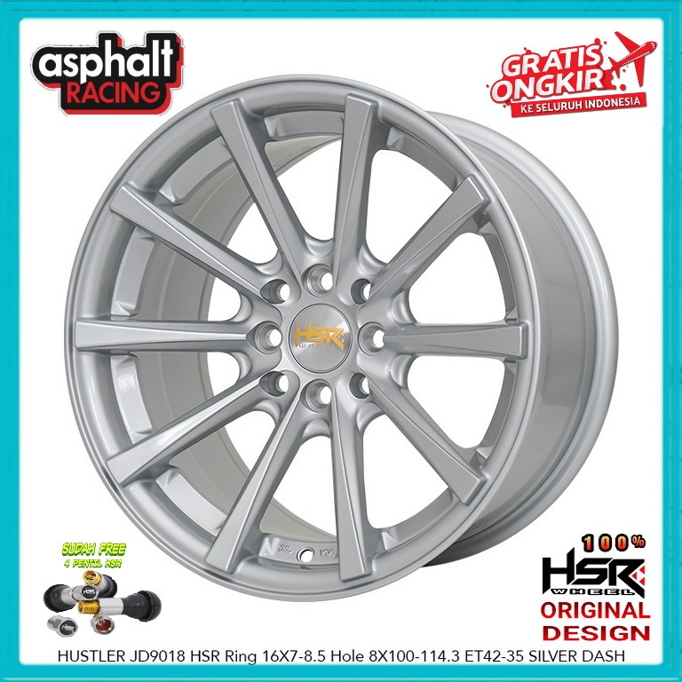 Velg Mobil Ring 16 Lebar 7,5/8,5 Untuk Jazz Yaris Vios City Mobilio Mazda2 Avanza Hsr Hustler R16
