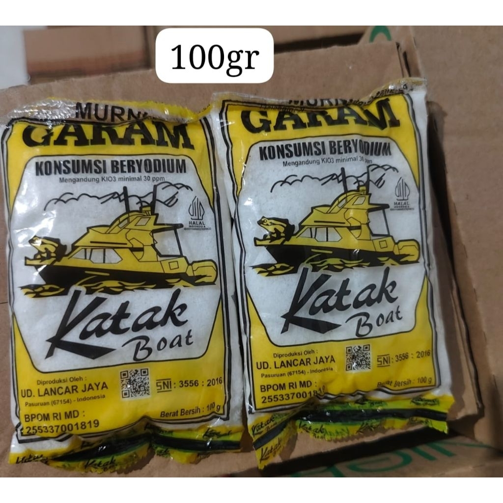 

garam katak boat 100gr promo