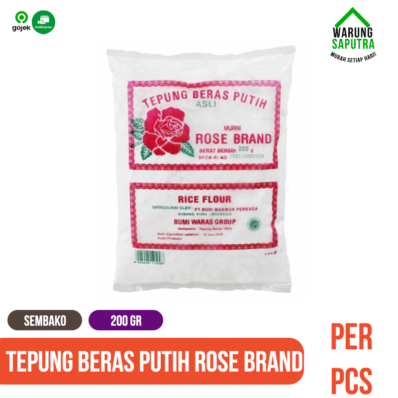 

Tepung Beras Putih Rose Brand