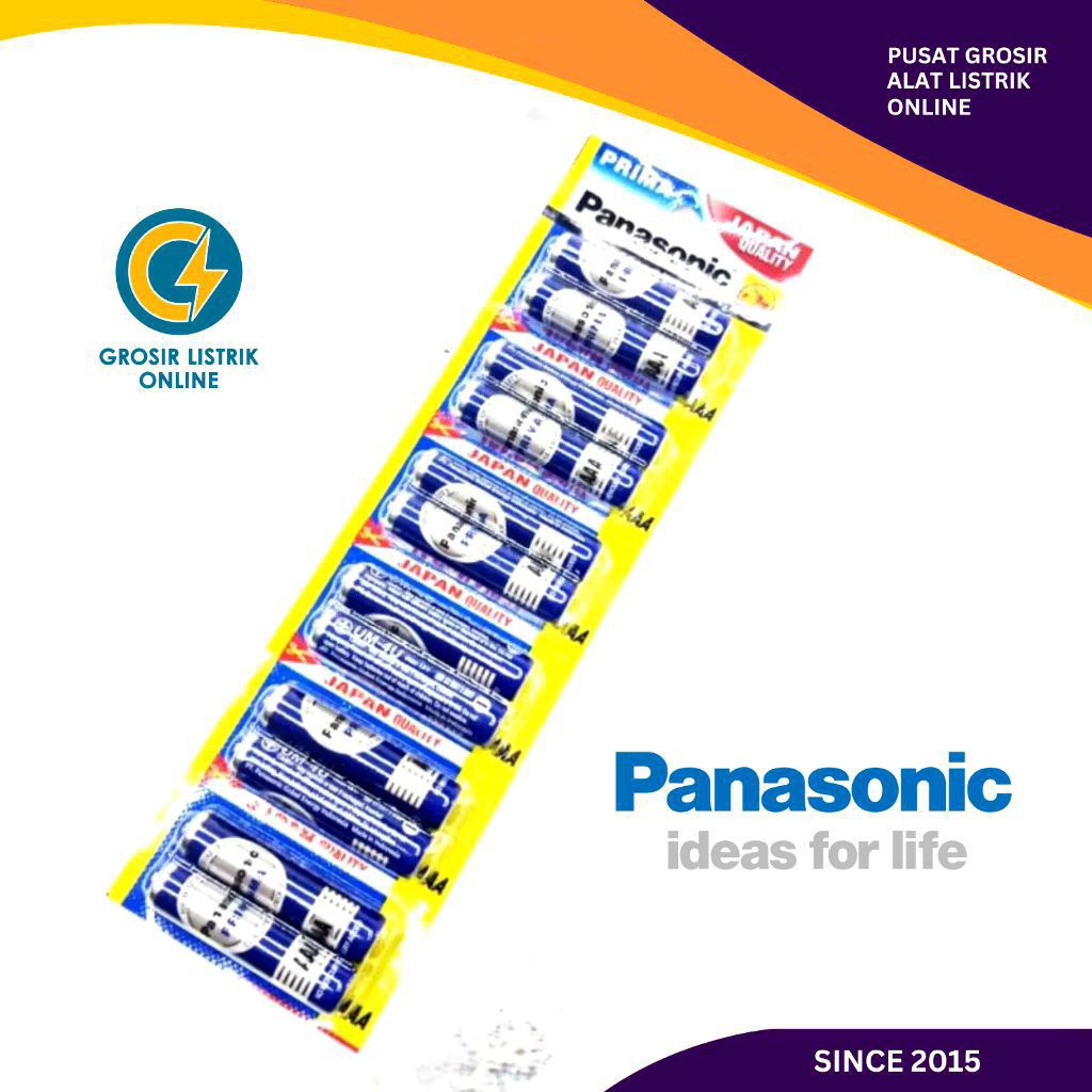 BATERAI PANASONIC AAA (A3) Baterai Kecil