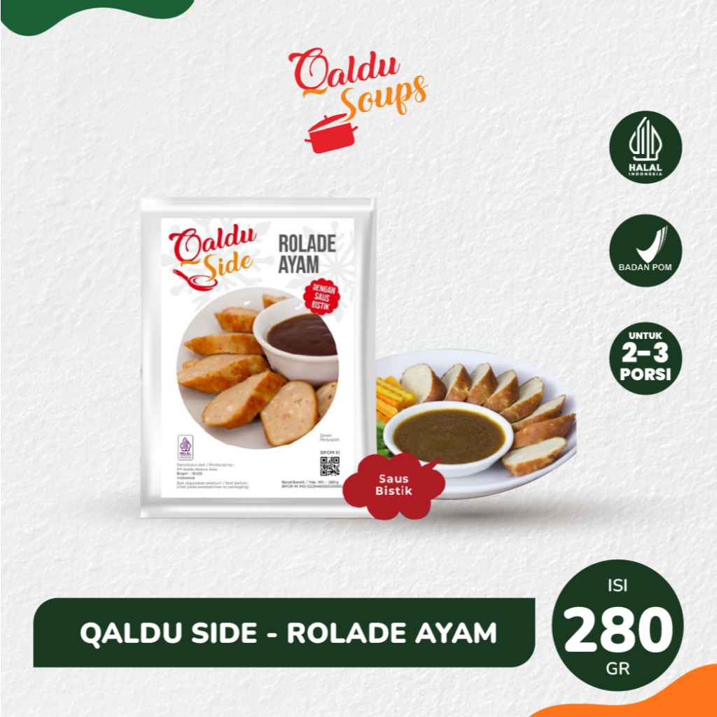 

QALDU SIDE - ROLADE AYAM 280GR