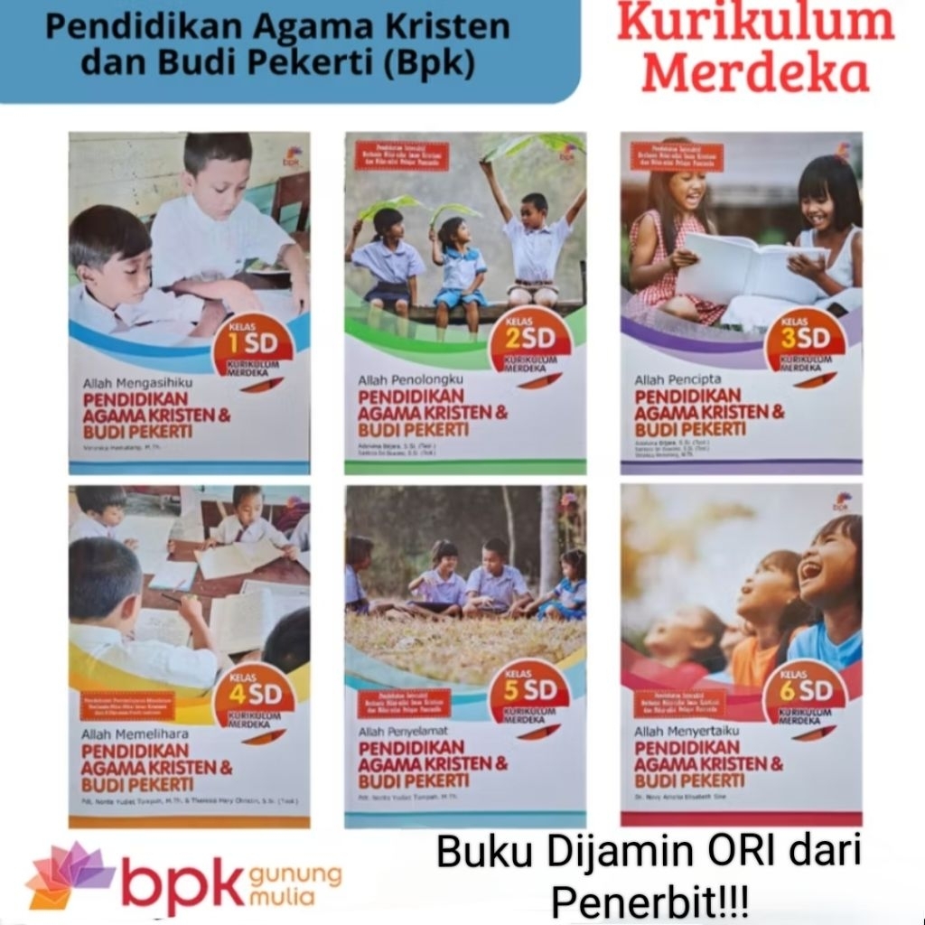 Buku Agama Kristen BPK KURMER [ PAK & LKPD ] SD-SMP-SMA