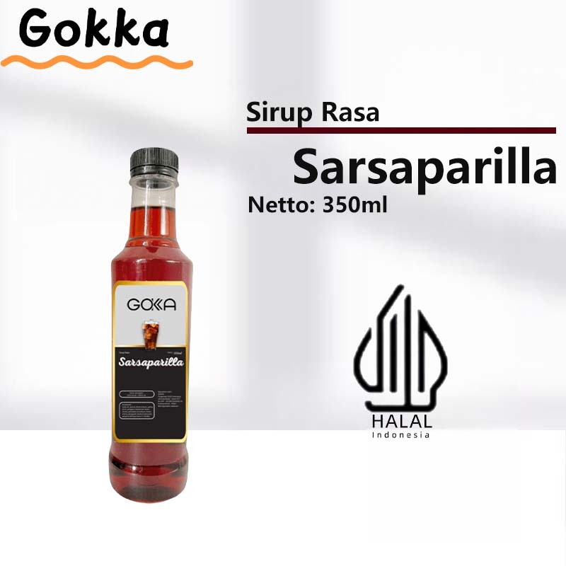 

GOKKA Flavored Syrup 350ml Sirup / Sirup Sarsaparilla / Minuman Sirup Sertifikasi Halal