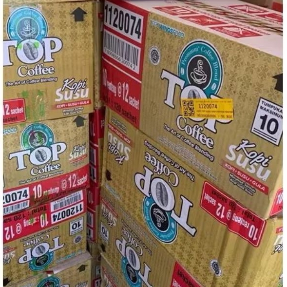

(1 Karton) Top Kopi Susu isi 120 Sachet
