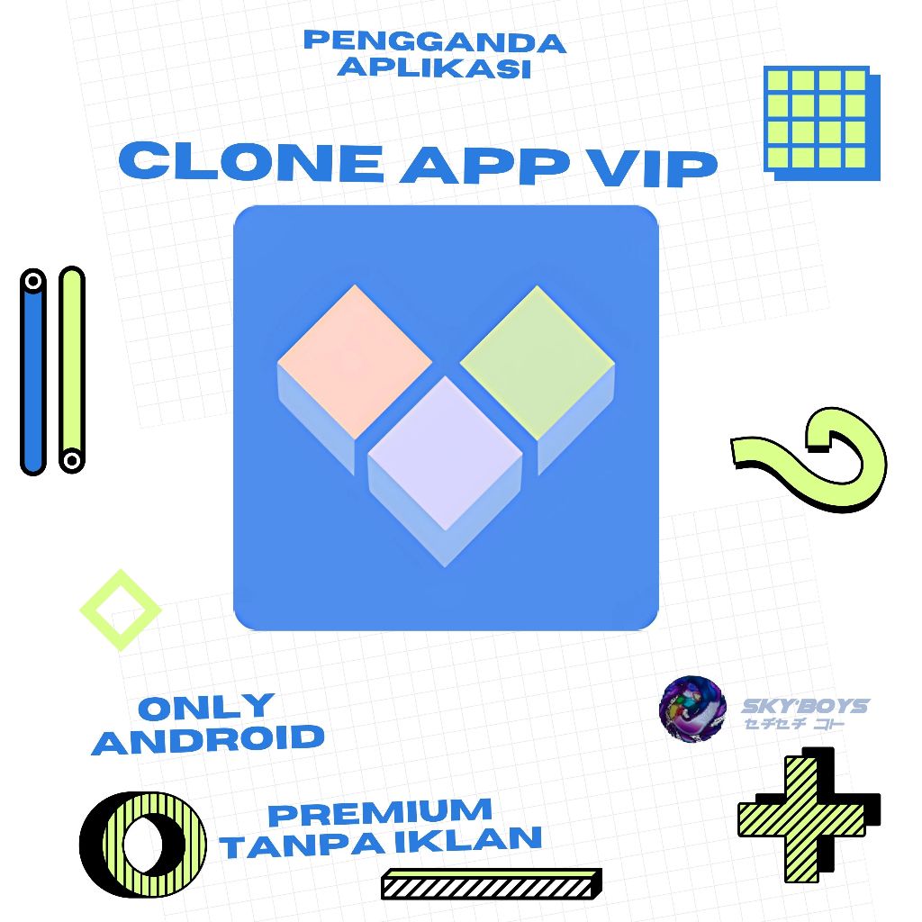 Pengganda | Clone WA, IG, FB, Game | Dual Akun di 1 HP | Tanpa Root | Ringan & Aman | Support Banyak