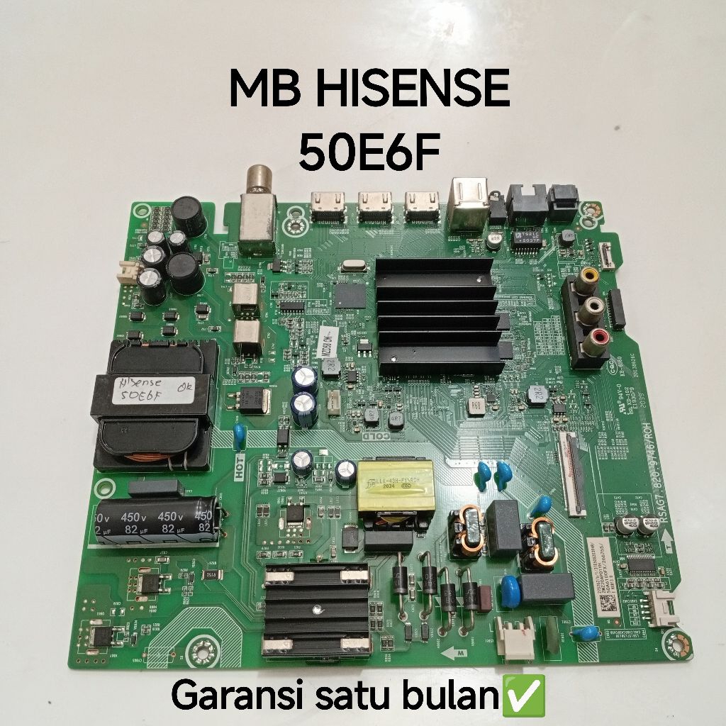 MB TV HISENSE 50E6F MAINBOARD-MOTHERBOARD-MOBO-MODUL MESIN TV HISENSE 50E6F