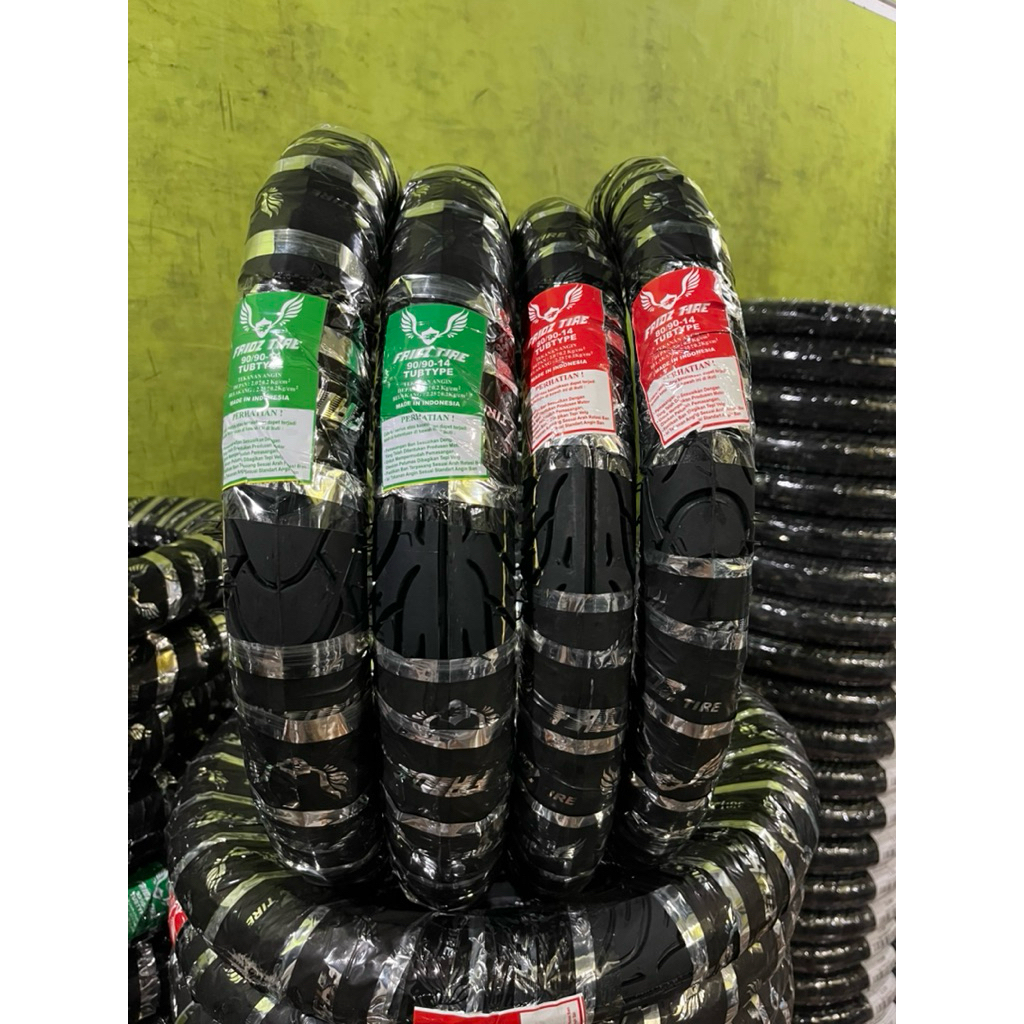 Ban Motor Luar Matic Ring 14 Jenis Fullpress Ukuran 80/90 -14 Dan 90/90 -14