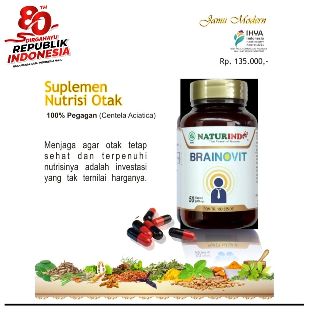 BRAINOVIT-HERBAL NUTRISI OTAK KITA