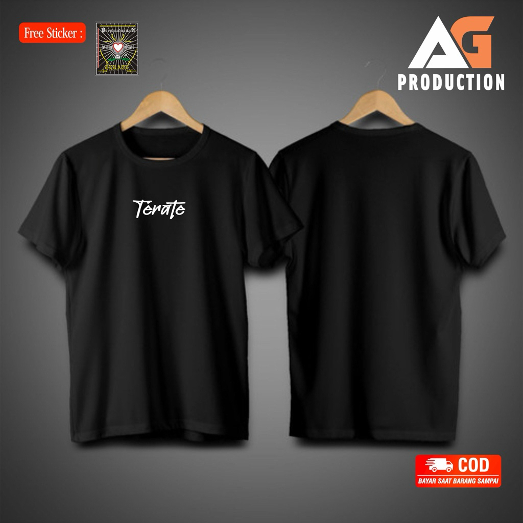 Kaos PSHT Depan Tulisan Terate Simpel New SH Terate