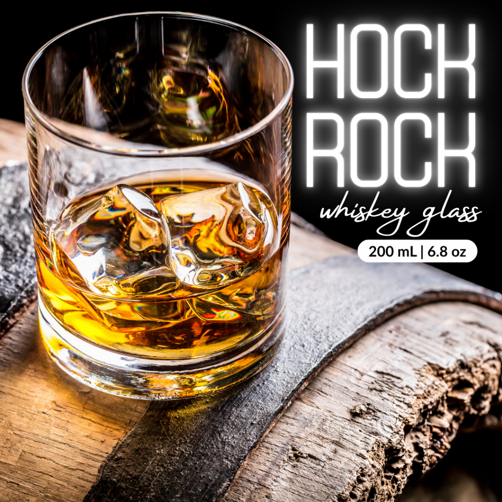 HOCK ROCK Whiskey Glass