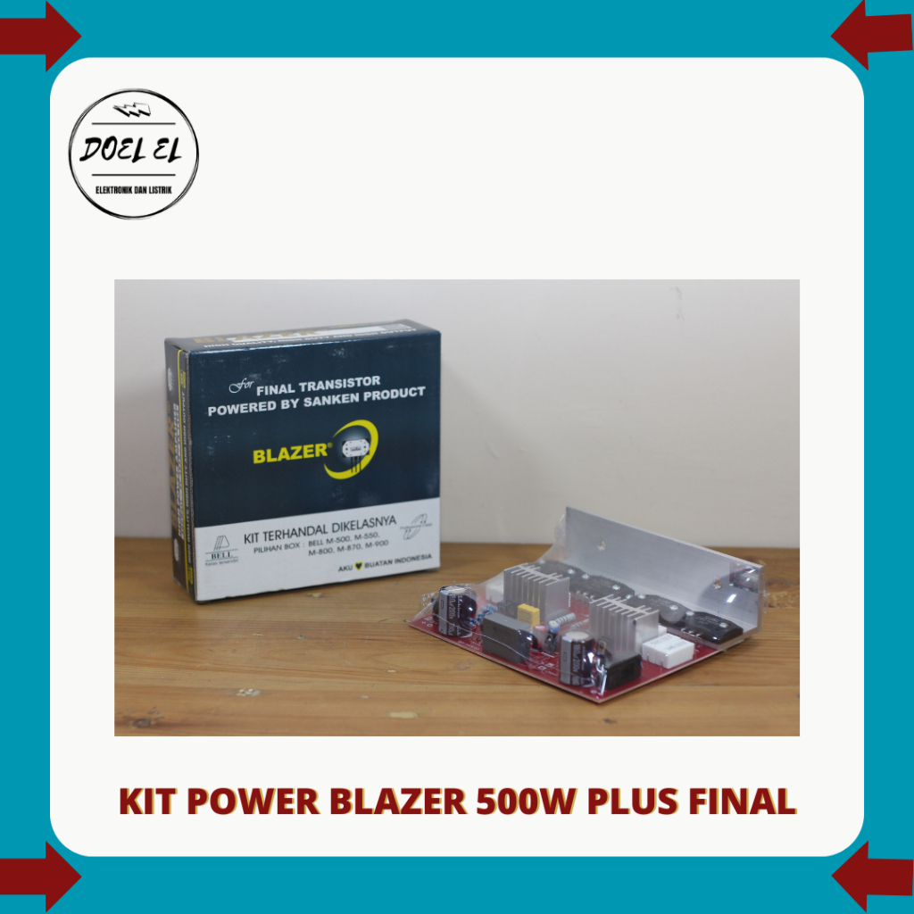 KIT POWER AMPLIFIER BELL 500 WATT | POWER AMPLIFIER BGR BELL