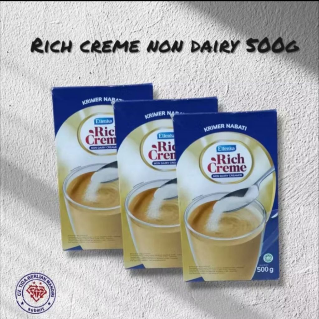 

RICH CREME NON DAIRY 500G 1pcs DISKON