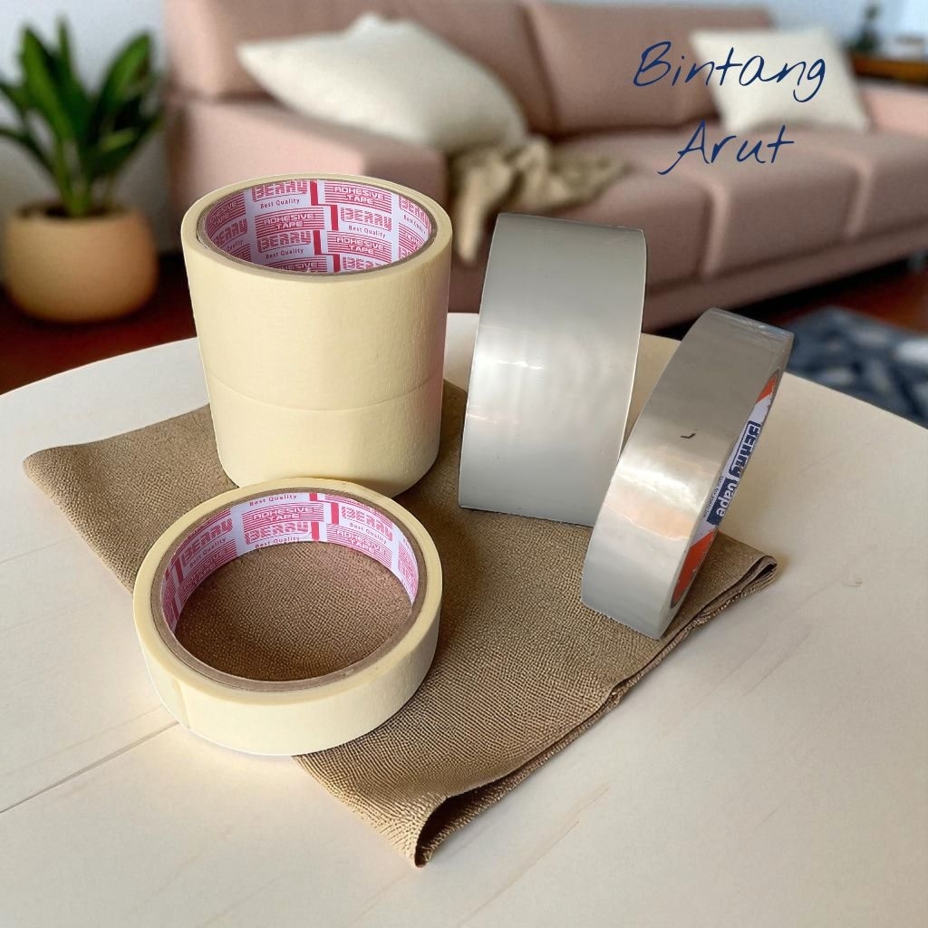 

SOLASI/SELOTIP KERTAS DAN PLASTIK BERRY TAPE.