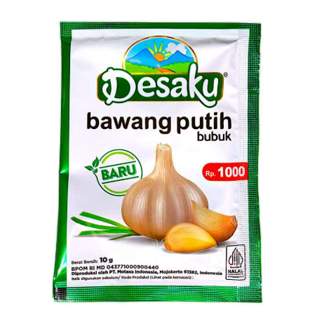

Desaku Bawang Putih Bubuk 6gr - Sayur Segar Instan Malang