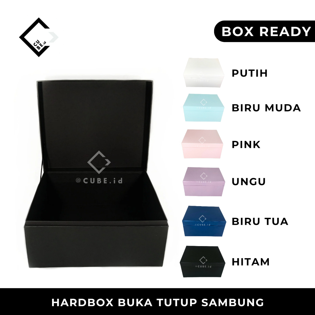

KOTAK KADO / GIFT BOX / HARDBOX BUKA TUTUP SAMBUNG uk 30 x 25 x 15 cm
