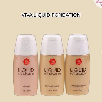 Viva Liquid Foundation Alas Bedak Viva / Bedak Viva Cair