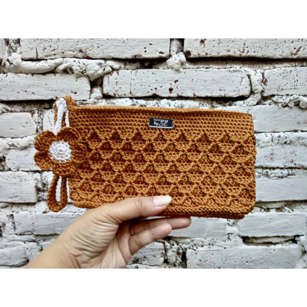 PRE ORDER | Pouch Rajut | Dompet Hp Rajut | Dompet Wanita | Dompet Rajut Handmade