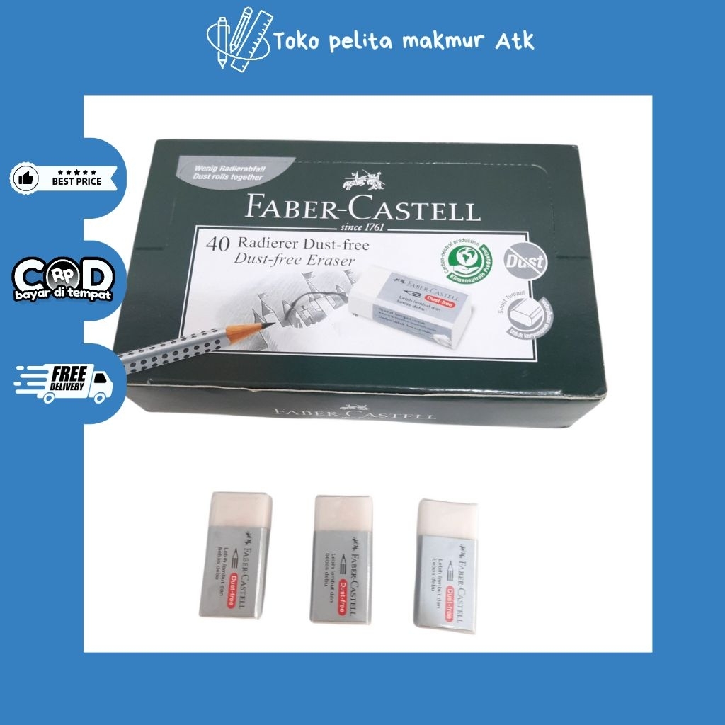 

PENGHAPUS FABER CASTEL KECIL (Hitam/Putih)
