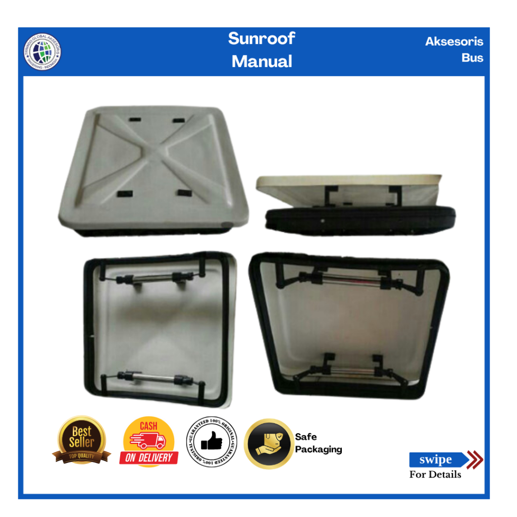Sunroof Atap Bus Manual/Emergency Exit Bus Manual