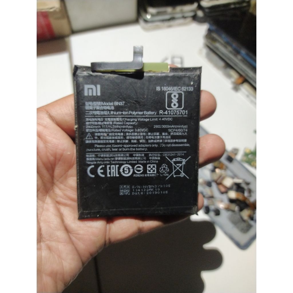 Batre BN 37 Redmi 6a, Redmi 6