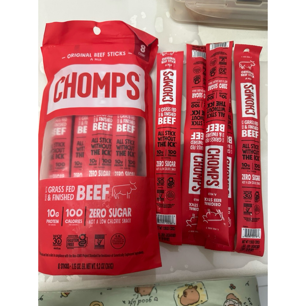 

Chomps gluten free beef jerky