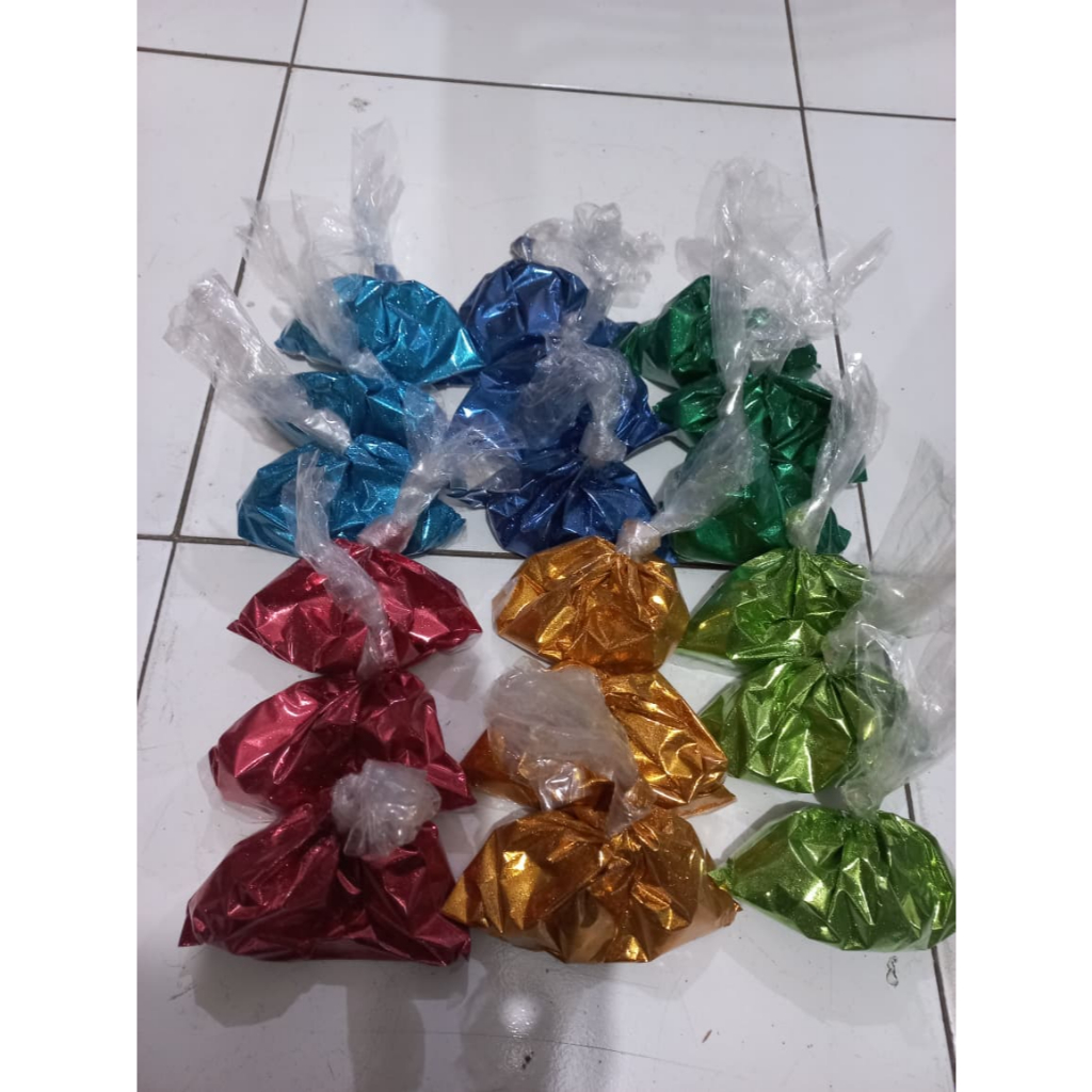 

GLITER SERBUK KEMASAN 1 ONS 100 GR