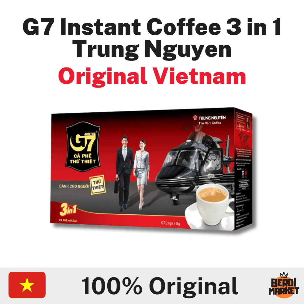 

Kopi Instant G7 Trung Nguyen 3 in 1 Original Vietnam