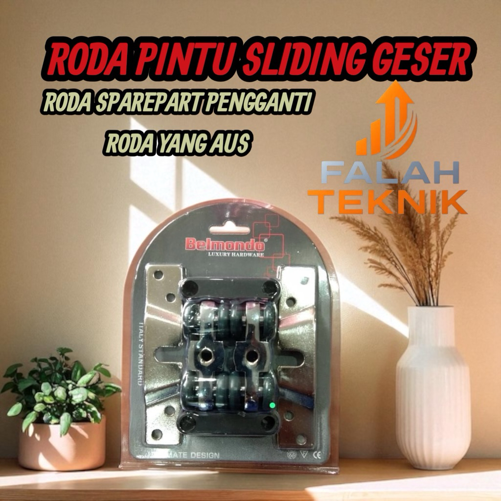 Roda Pintu Sliding Geser /Wheel Siliding Rel Pintu Sliding DOOR WHEEL SET BAN REL Geser