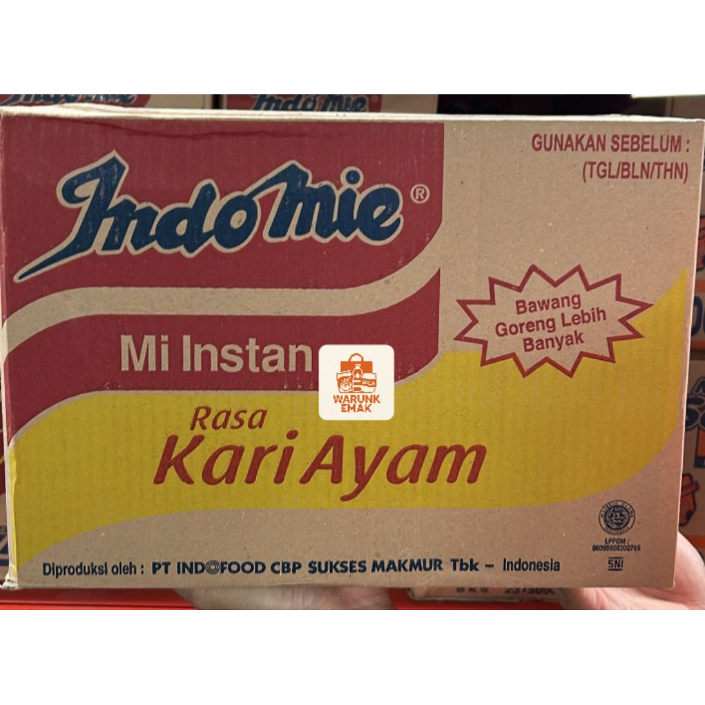 

Indomie Kari Ayam (1 dus isi 40pcs)