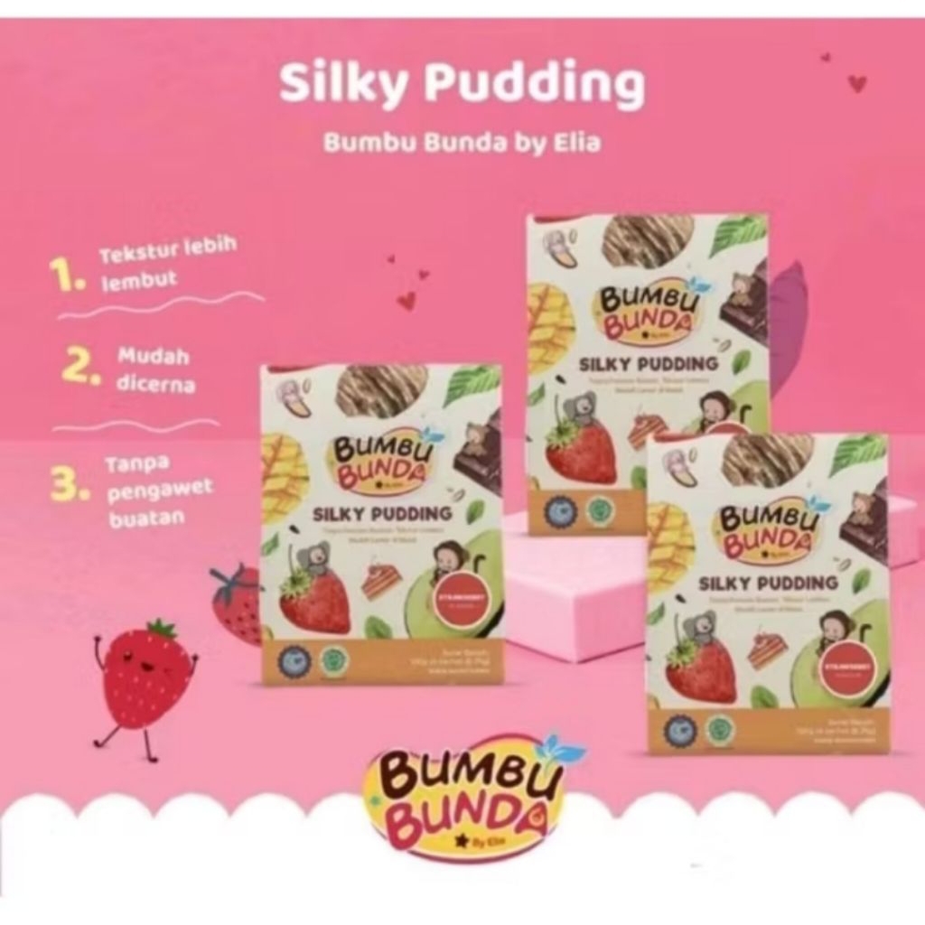 

BUMBU BUNDA ELIA SILKY PUDDING 100GR (4 SACHET @25GR)