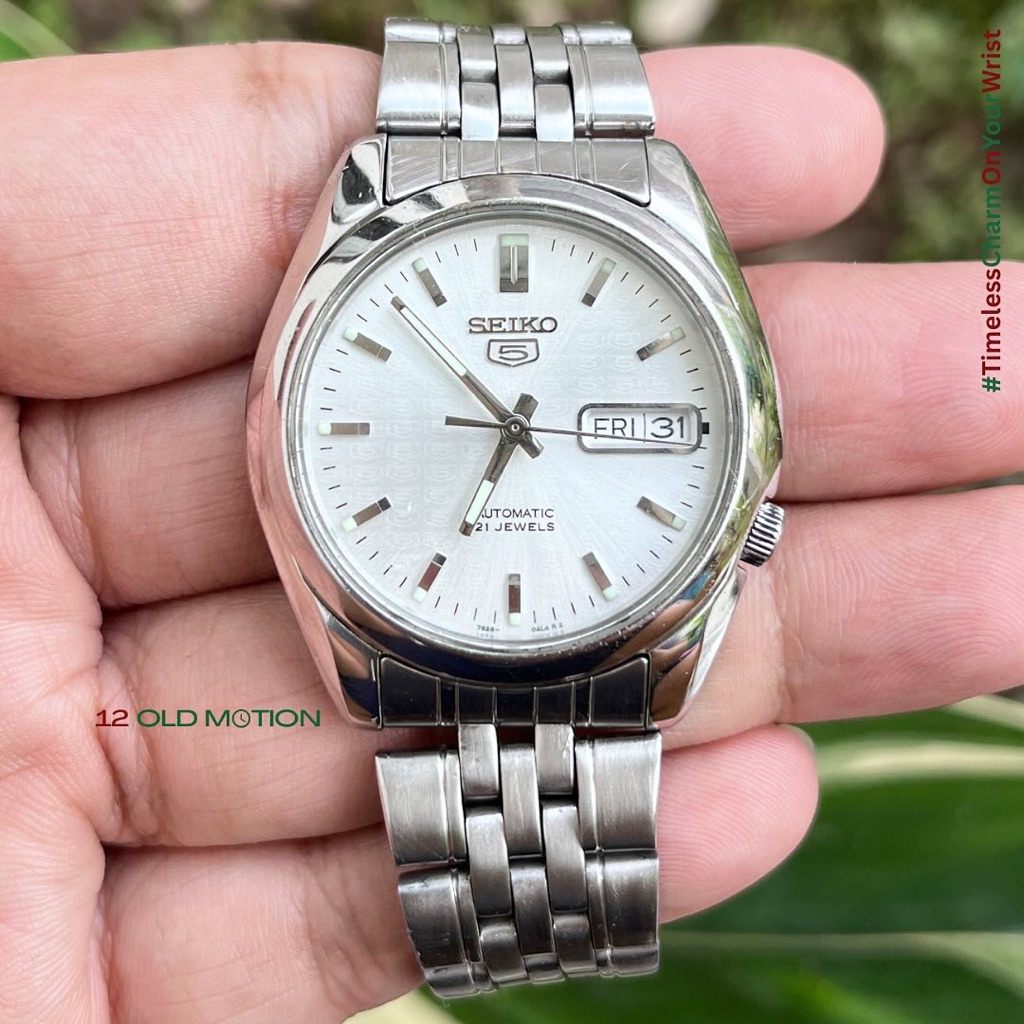 Seiko 5 SNK355 Full Logo Dial Vintage