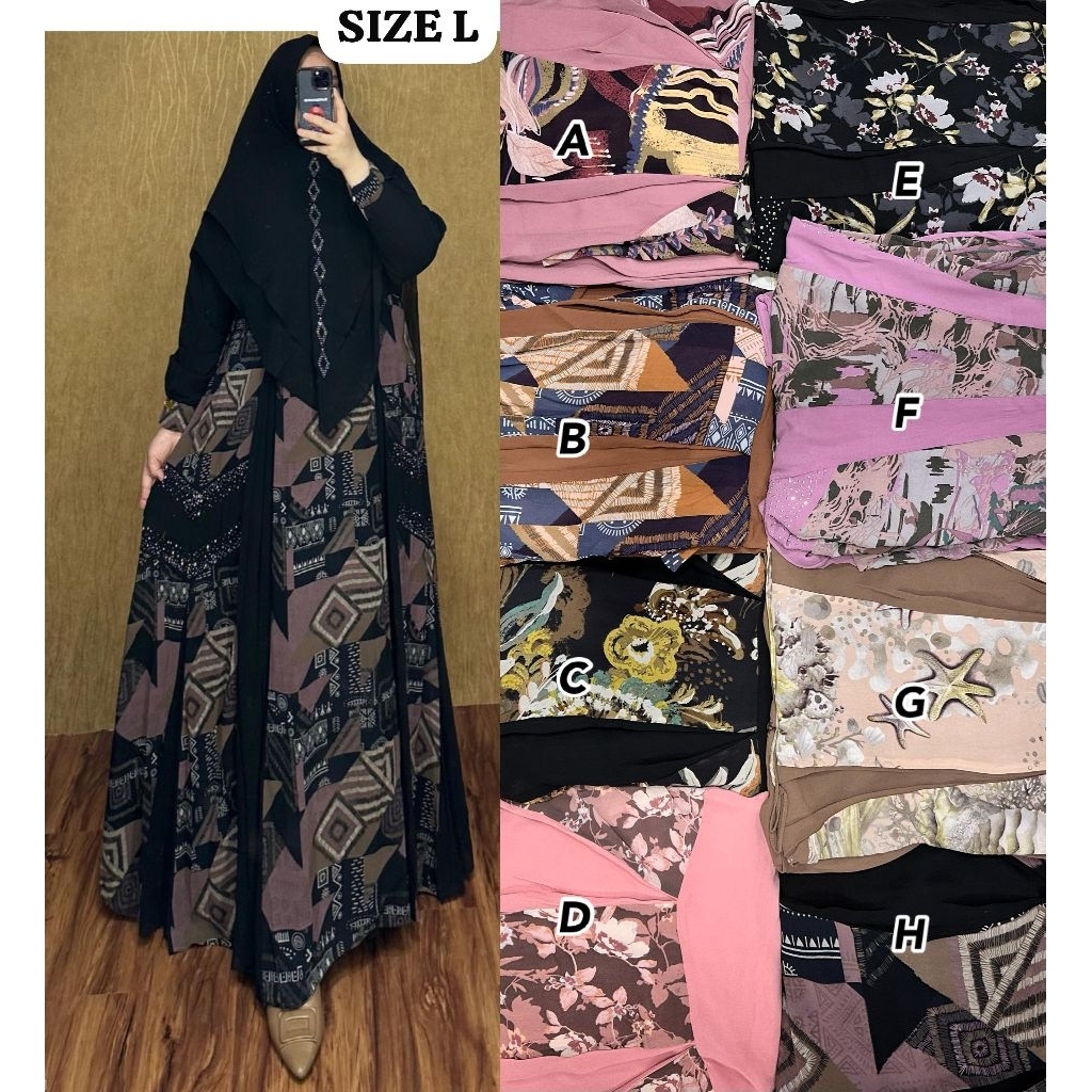 GAMIS SYARI CERUTY PREMIUM BY YULIA HD ORI