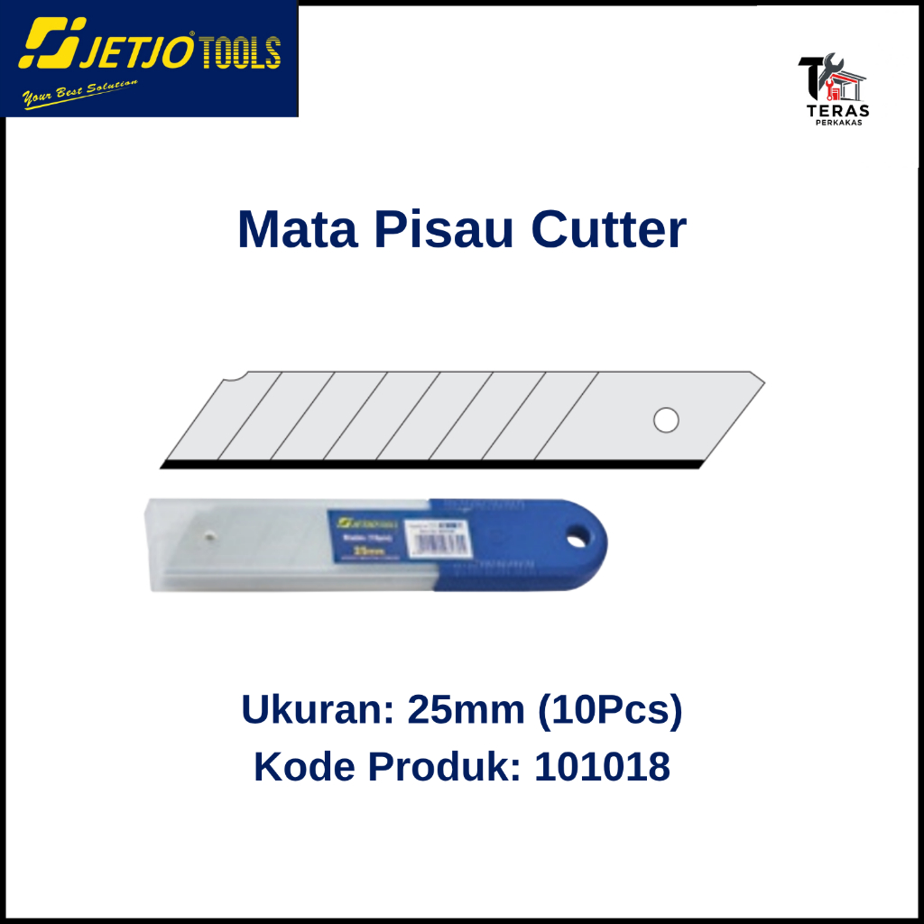 

Mata Pisau Cutter Ukuran 25mm JETJO Tools / Lakoni Pro