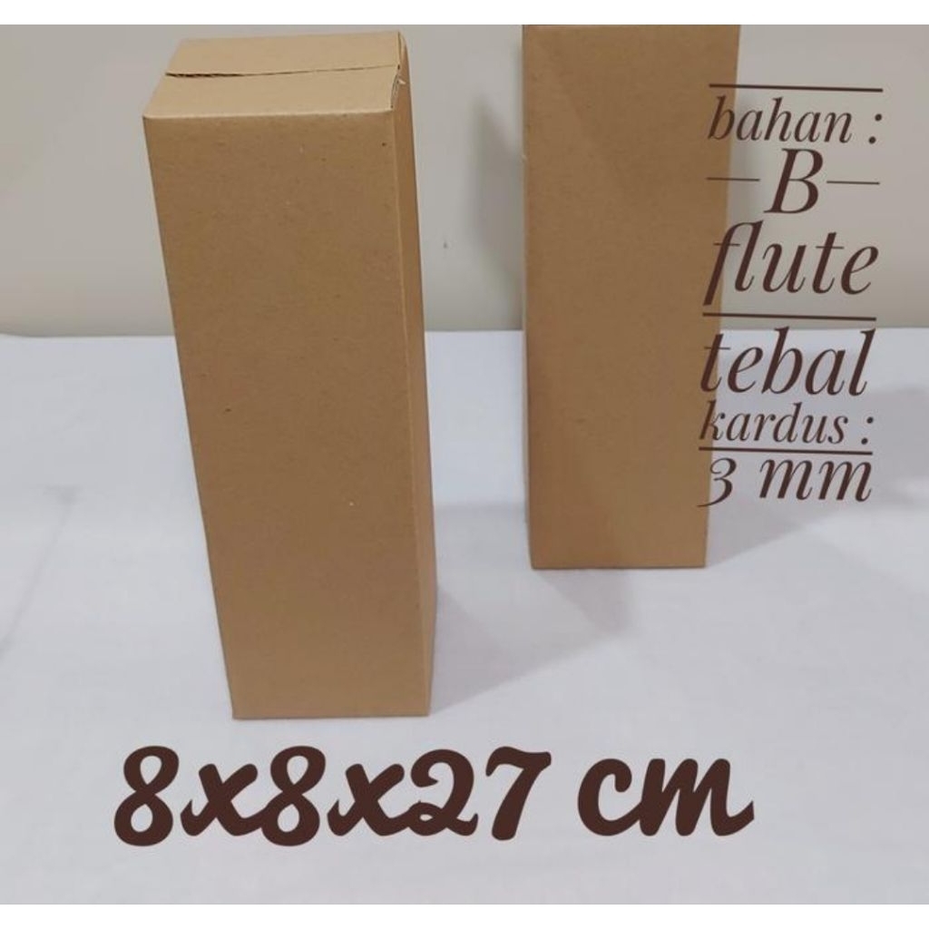

kardus botol 8x8x27
