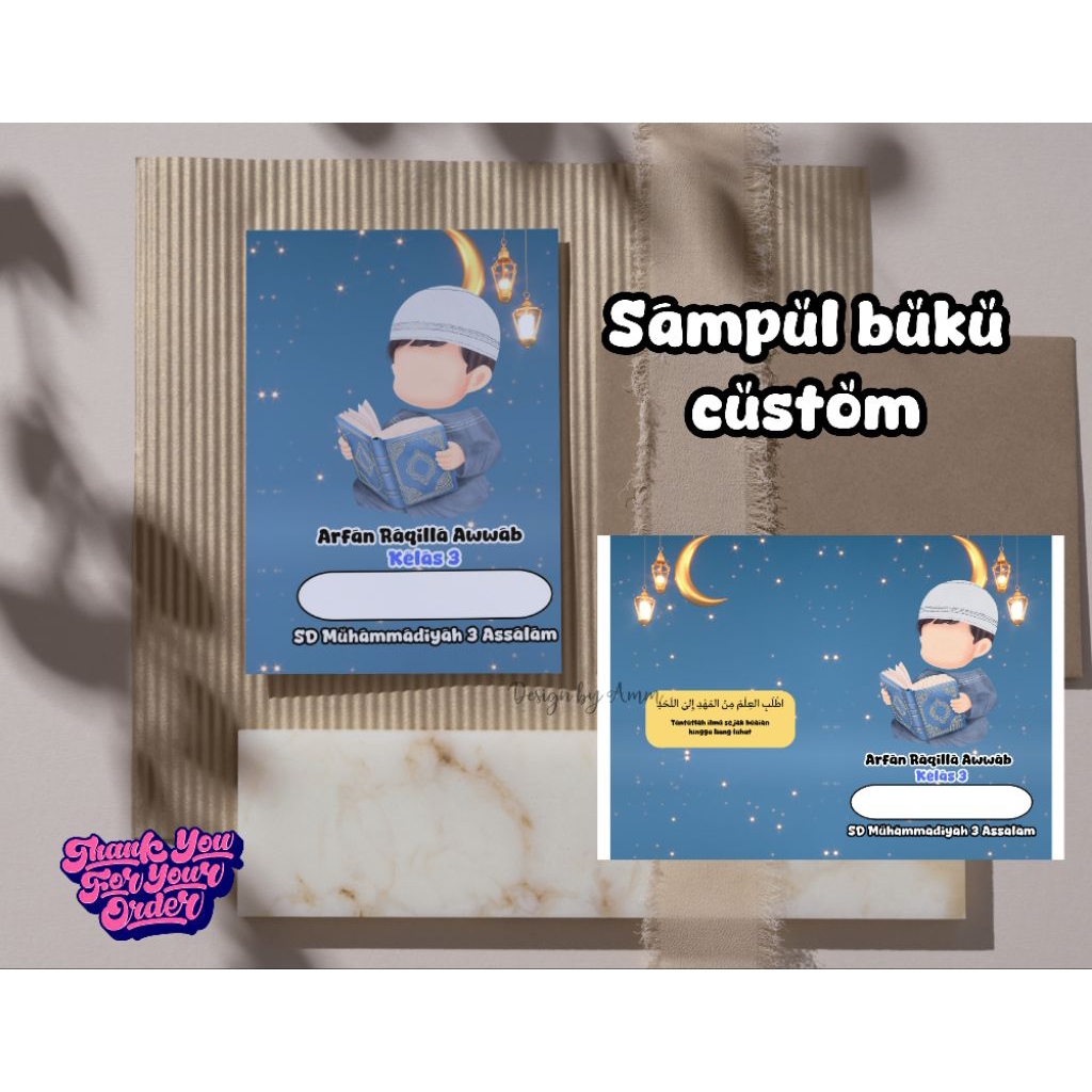 

sampul buku custom bisa untuk buku besar, harga untuk per 10 pcs