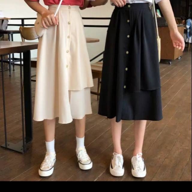 ROK PRIMA OVERSIZE TERMURAH TERLARIS ROK REMAJA DEWASA KEKINIAN ( CUCI GUDANG)