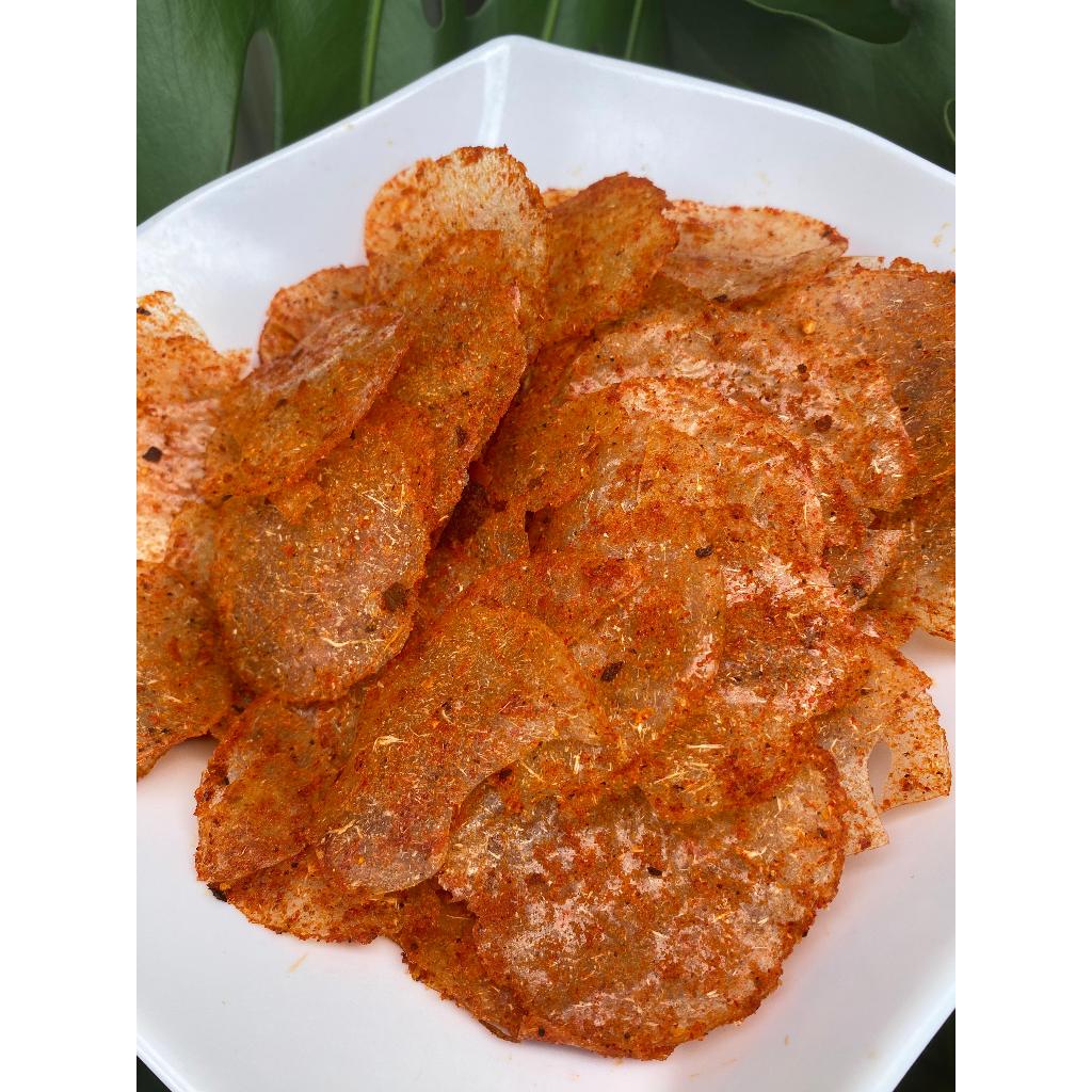 

KRIPCA PEDAS/KRIPCA KEMASAN POUCH/KERIPIK KACA KEMASAN 100 GR/KRIPCA PEDAS MANIS