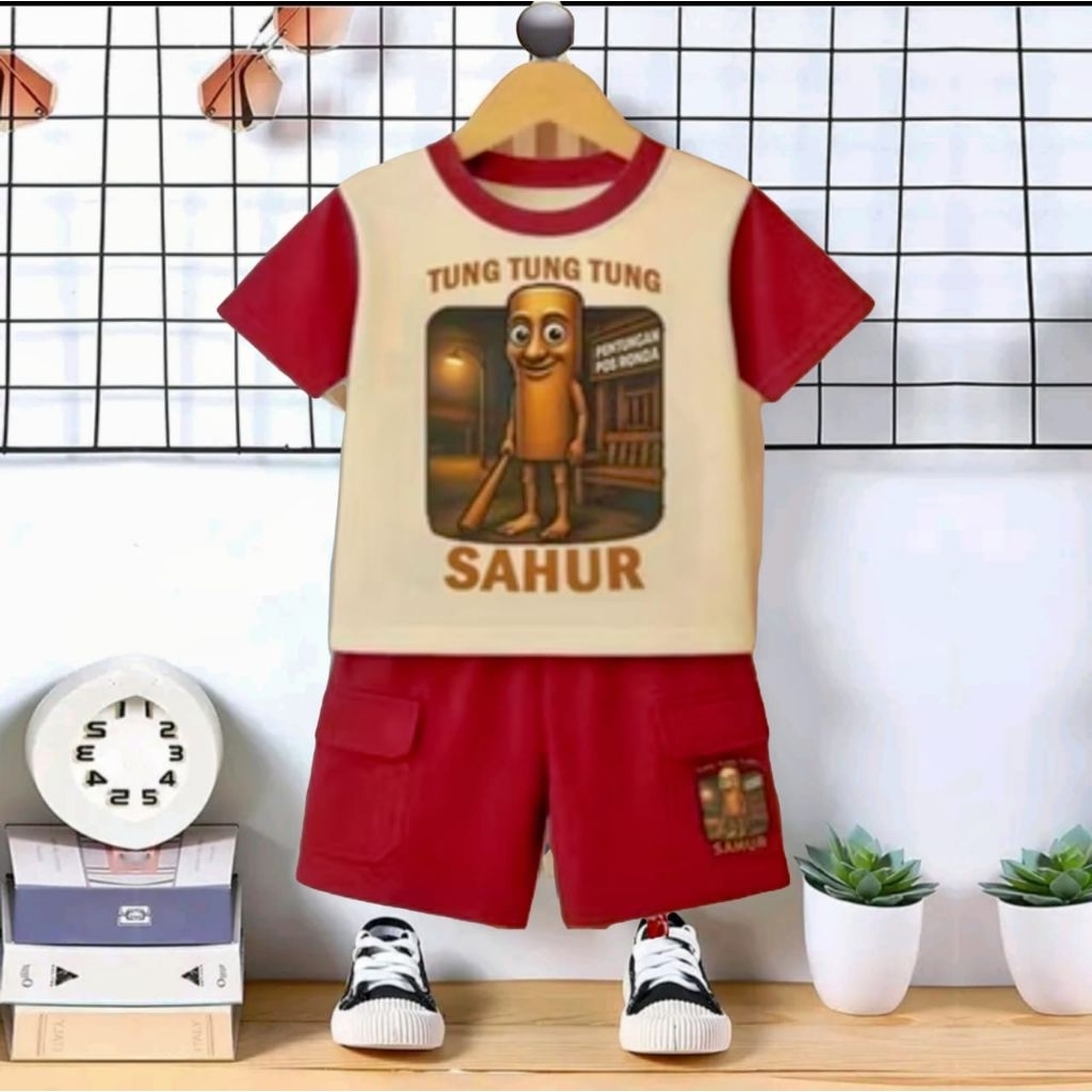Setelan anak viral tung tung sahur setelan anak pria wanita setelan anak cappucino setelan anak vira