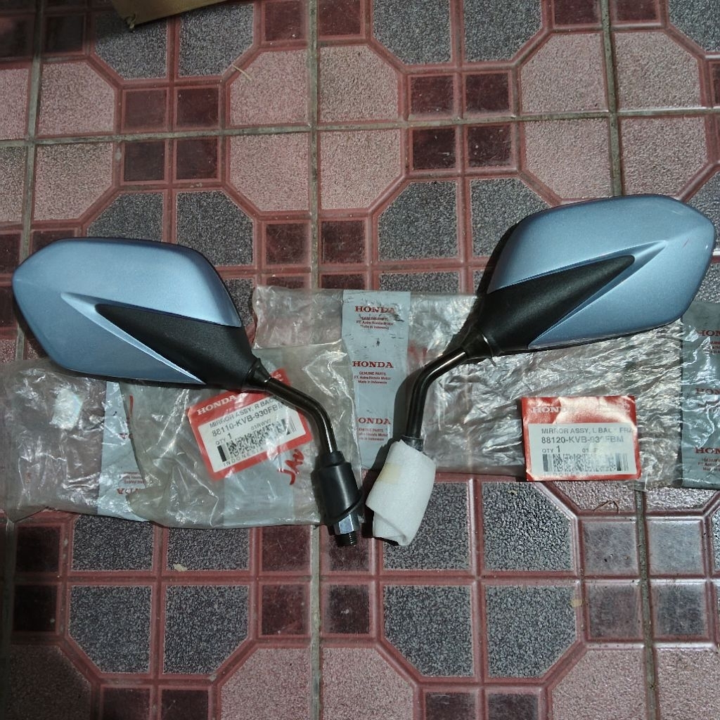 spion vario 110 karbu biru pink FBM original AHM