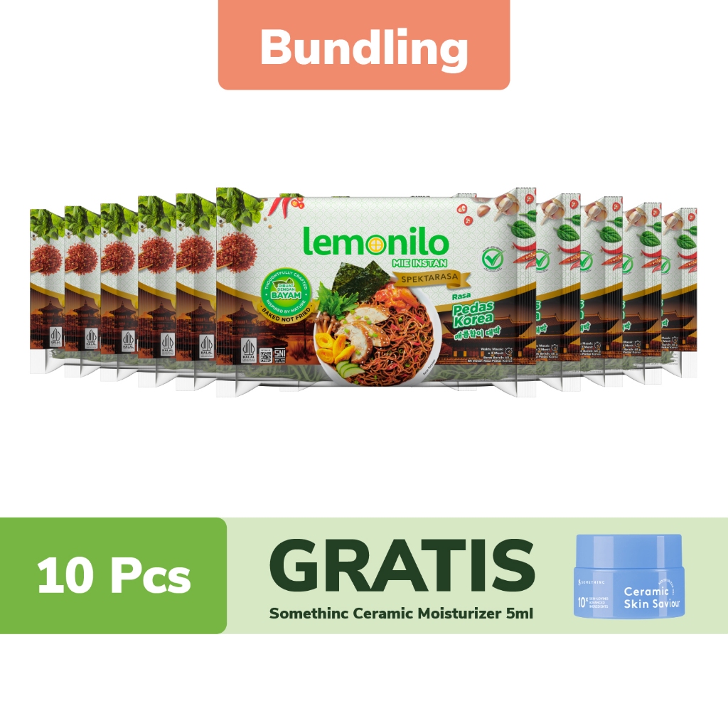 

Lemonilo 10 pcs Mie Pedas Korea Free Somethinc Ceramic Moisturizer 5ml