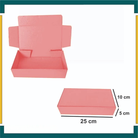 

(10pcs) Box Hampers Kemasan Kado Hadiah Souvenir Box Kado 25x10x5 Motif Full Pink
