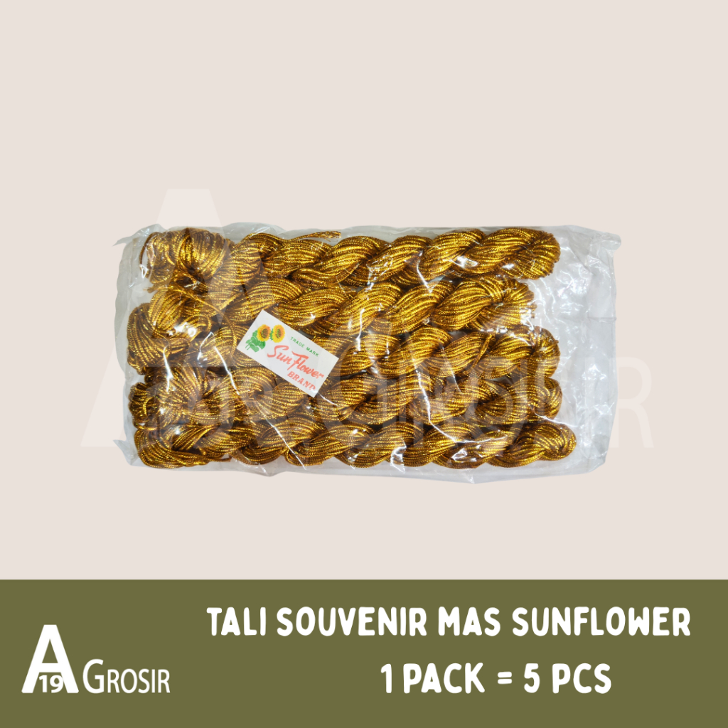 

(1PACK=5PCS) Tali Souvenir Mas Sunflower