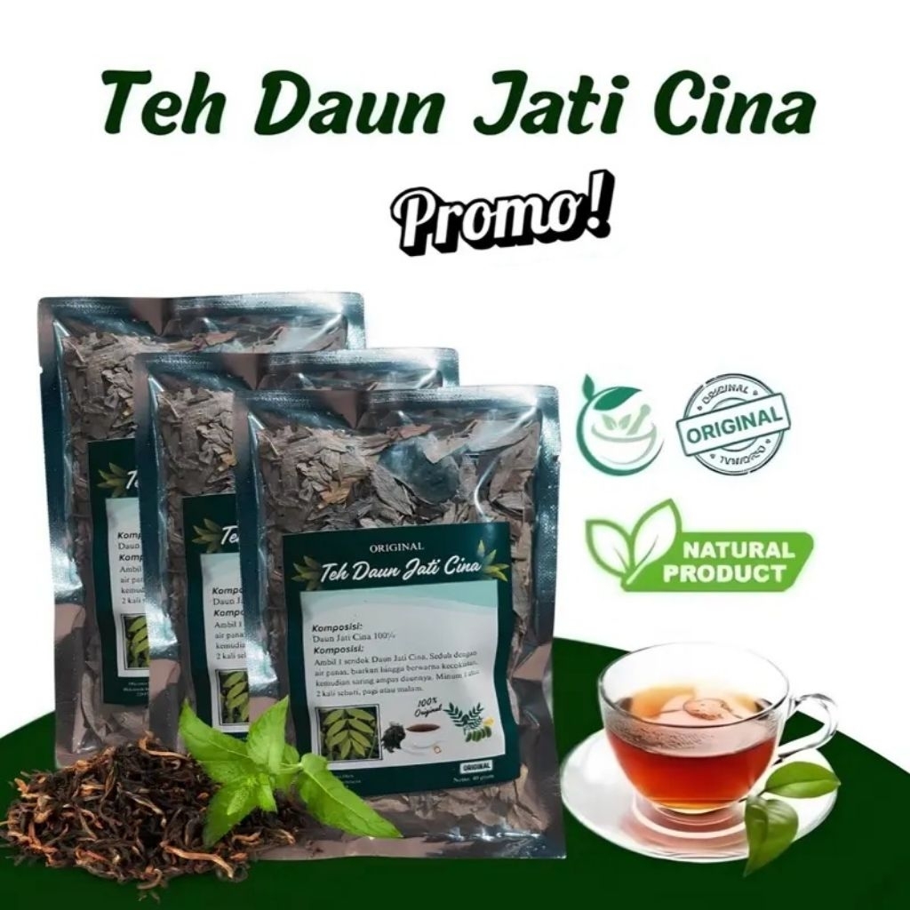 

Teh Diet daun jati cina