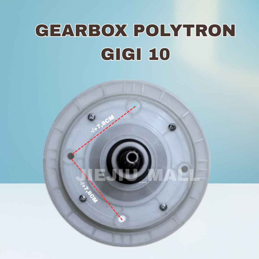 SPAREPART GEARBOX POLYTRON GIGI 10 – KOMPONEN PEMUTAR MESIN CUCI