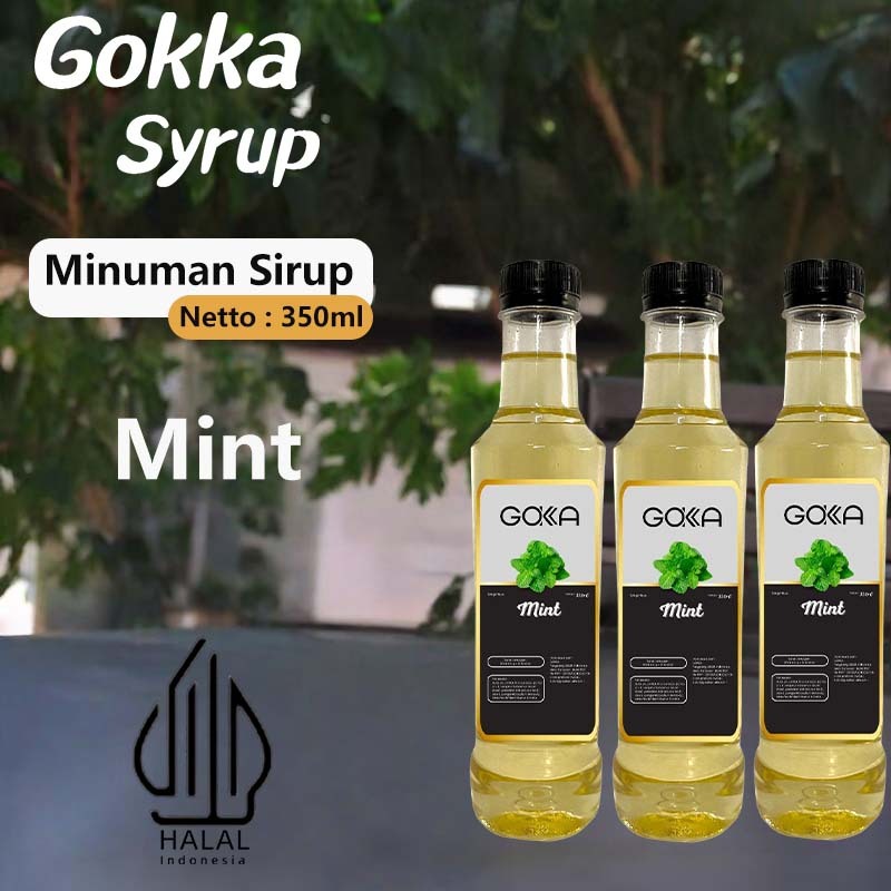 

GOKKA Syrup Minuman Sirup / Sirup Mint / 350ml Sirup