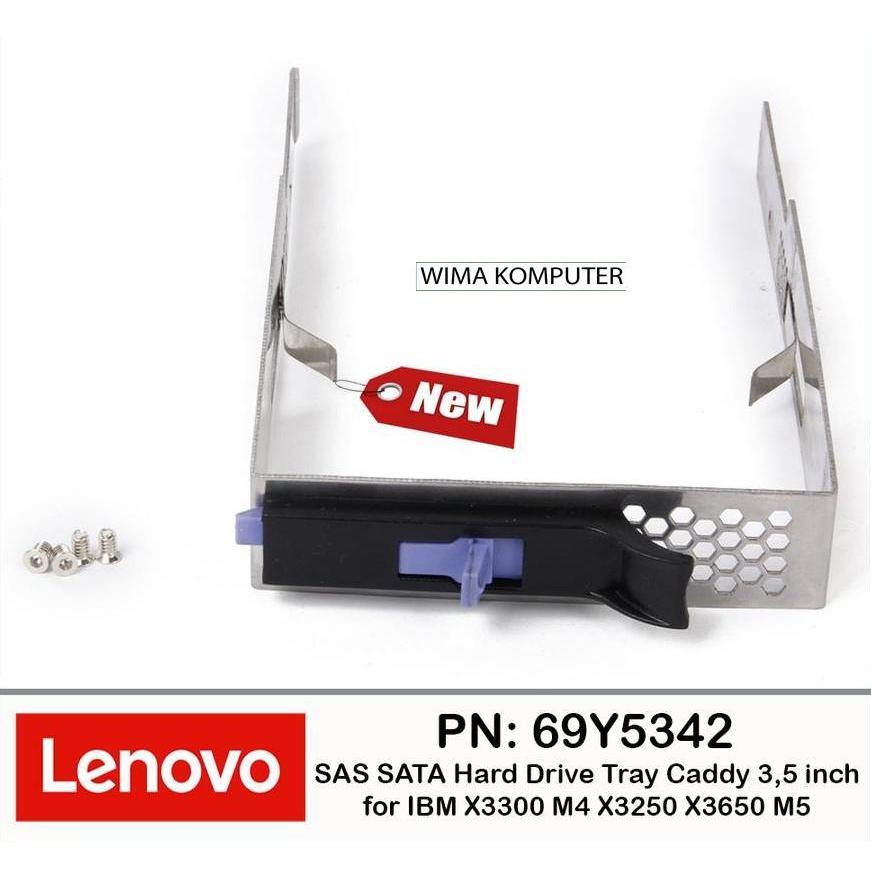 Caddy Breket Hardisk untuk server LENOVO IBM tipe X3300 M4 X3250 X3650 M5 ukuran 3.5inch